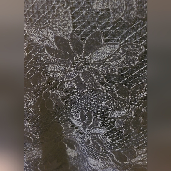 NWT! Banana Republic Navy Lace Cocktail Dress Size 8 - Picture 3 of 7